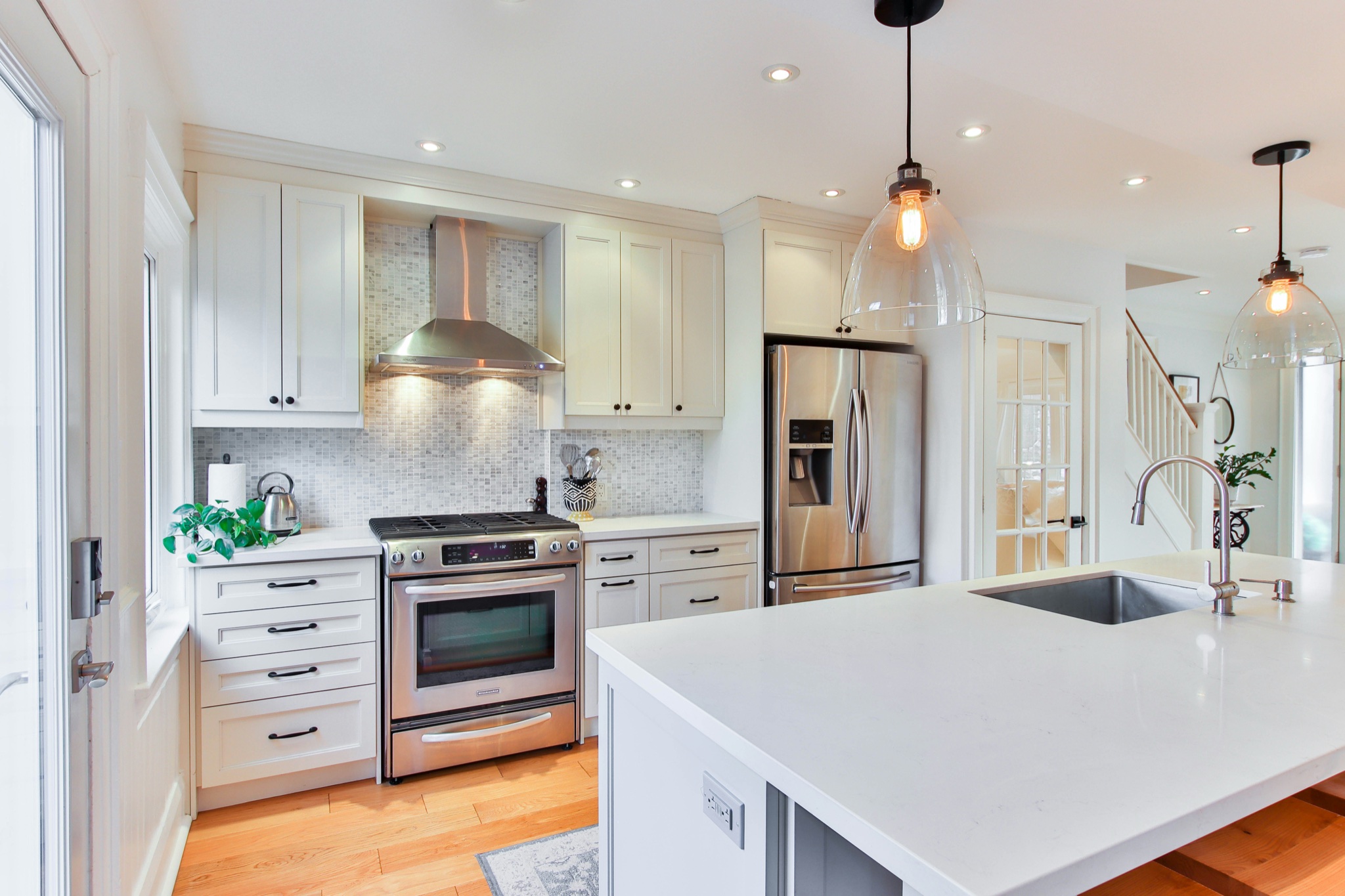 Renovated modern kitchen