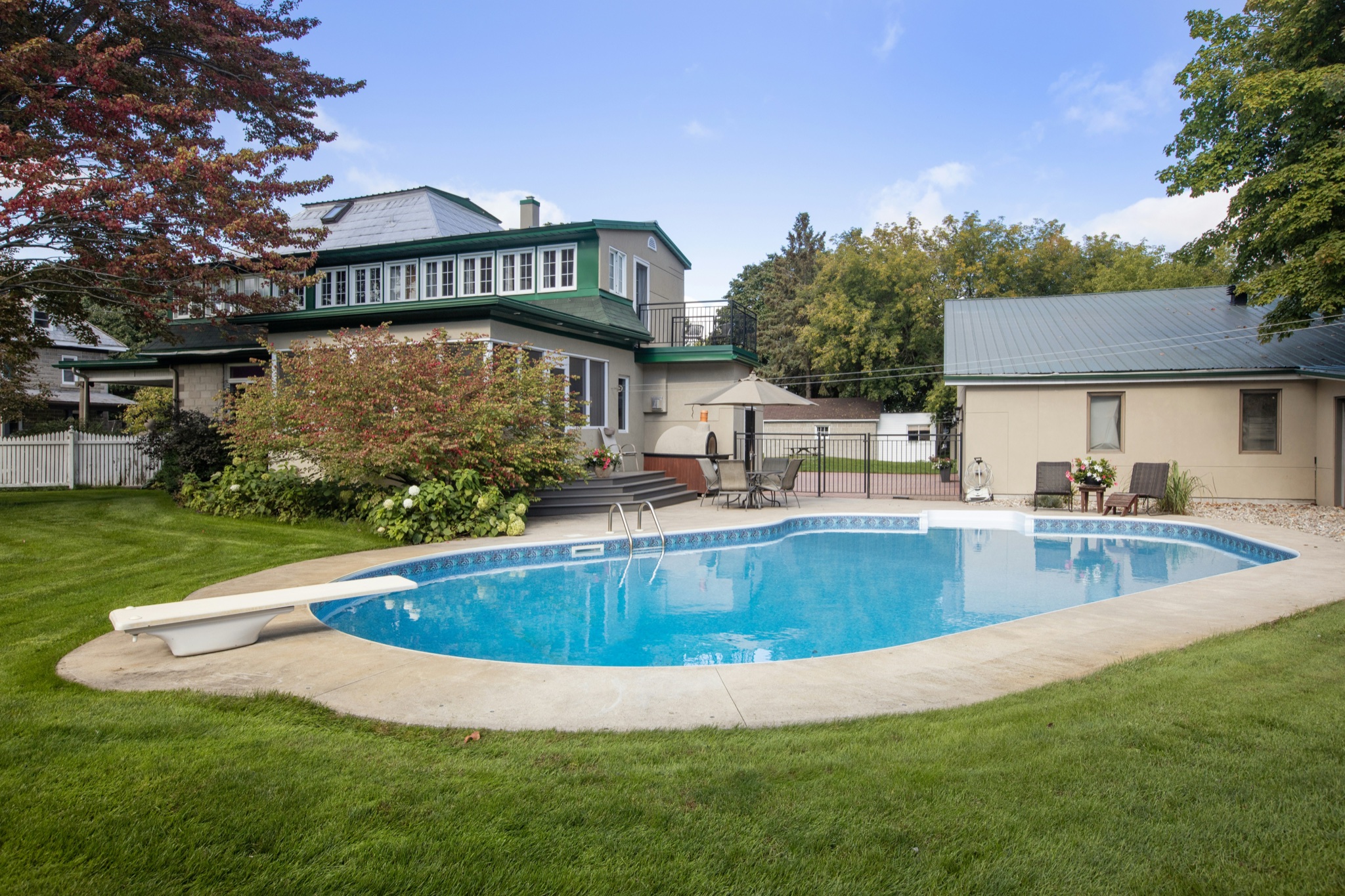 Backyard pool and hardscape project